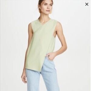 Tibi Front Wrap Top